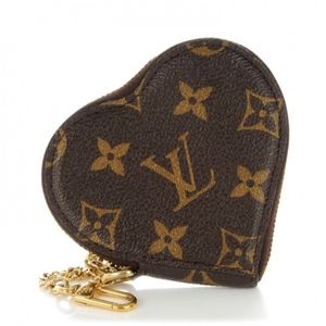 ❌SOLD❌ Limited Edition Monogram Leopard Heart Coin Purse